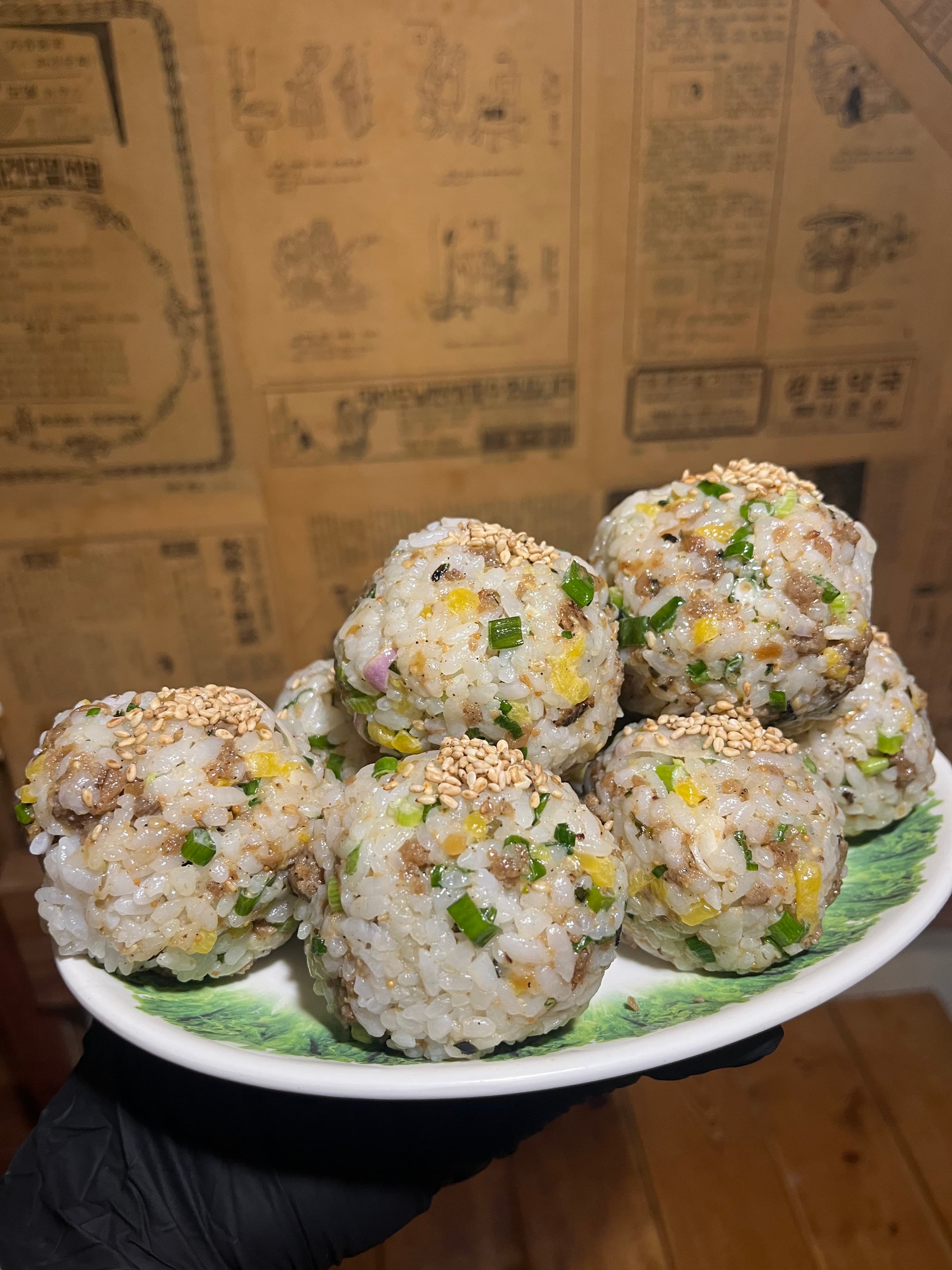 깨불고기 주먹밥