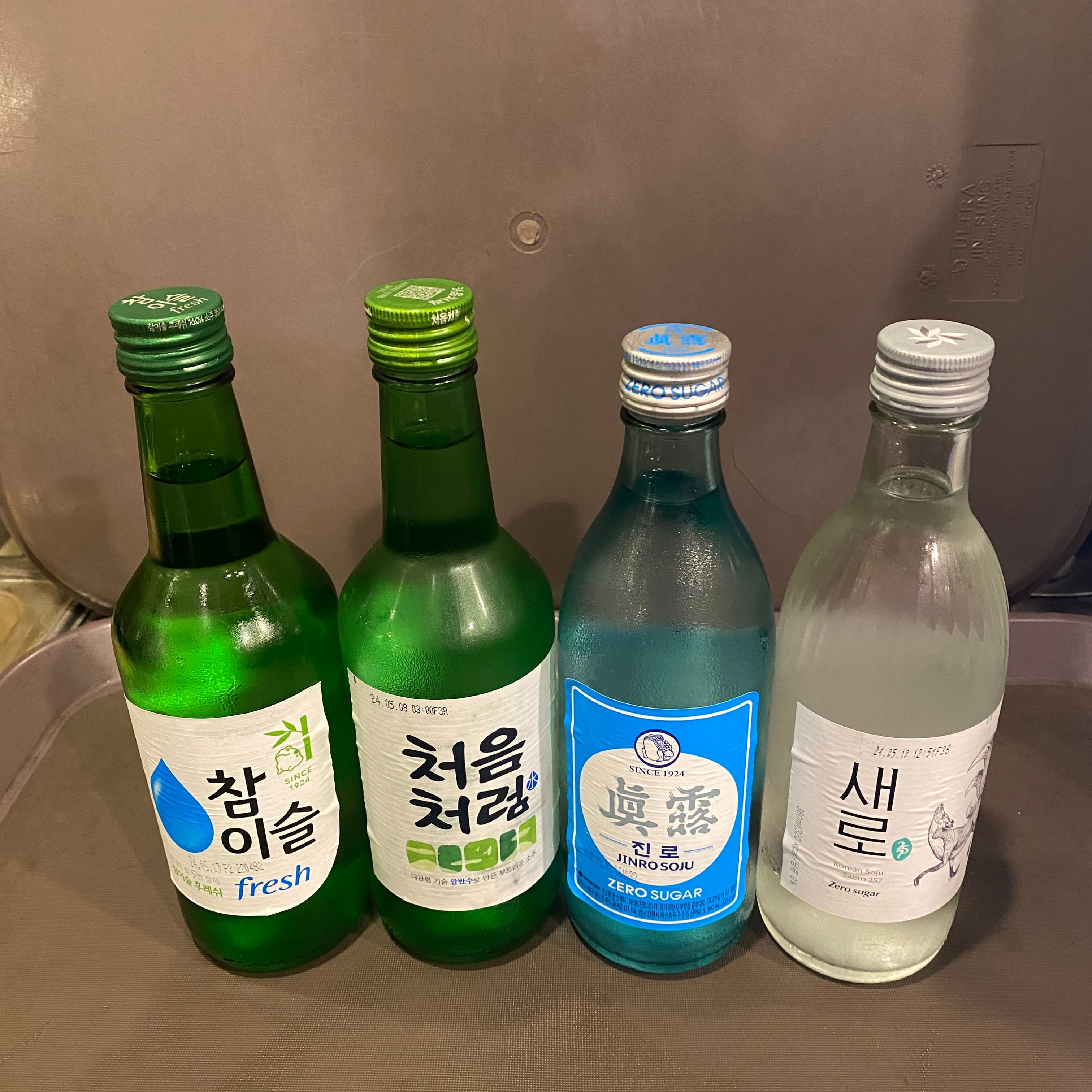 소주(참이슬/ 처음처럼/ 진로/ 새로)